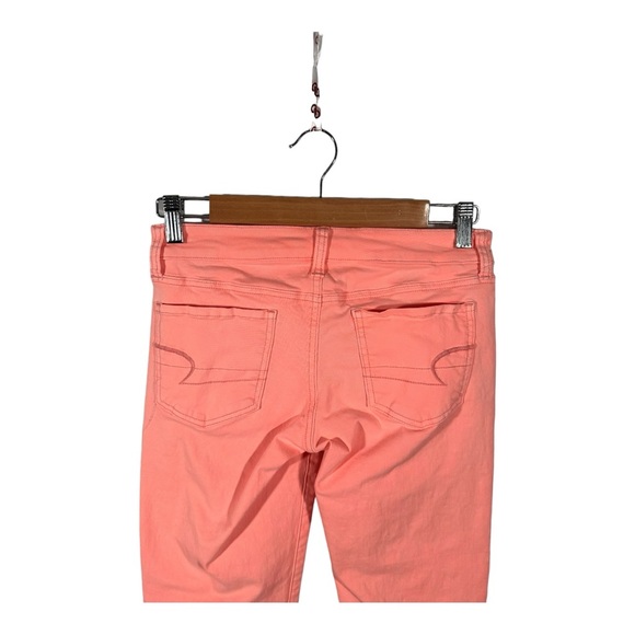 American Eagle Light Pink Jeggings - Size 2 - Picture 4 of 9